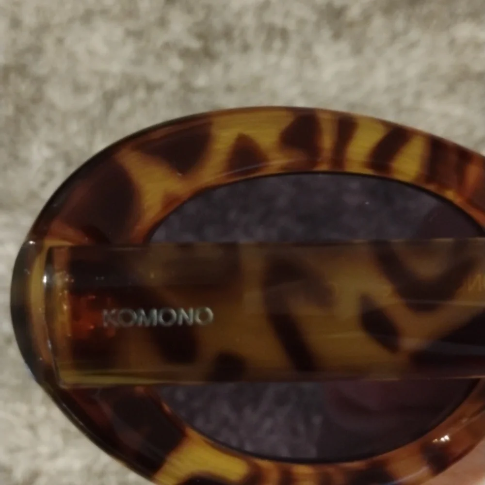 Komono Molly Tortoiseshell Sunglasses With Case